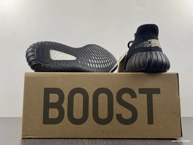 Black Yeezy Adidas V2 350 Core White Boost BY1604 0730